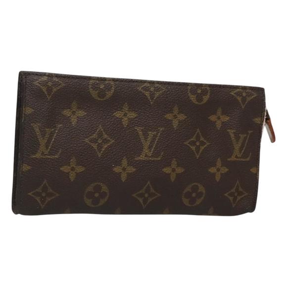 LOUIS VUITTON Monogram Bucket GM Accessory Pouch Vintage LV Auth ar13628 - Picture 1 of 16